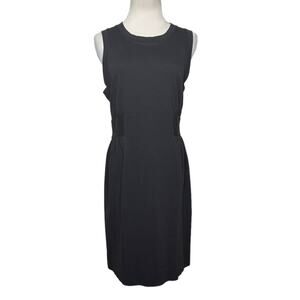Theory chocolate brown sleeveless mini dress size Medium